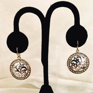 💖 Pretty delicate filigree earrings /E13